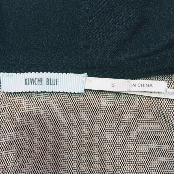 Urban Outfitters retro black tank with mesh detail - Picture 5 of 6